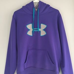 Women’s purple under armour sweatshirt
